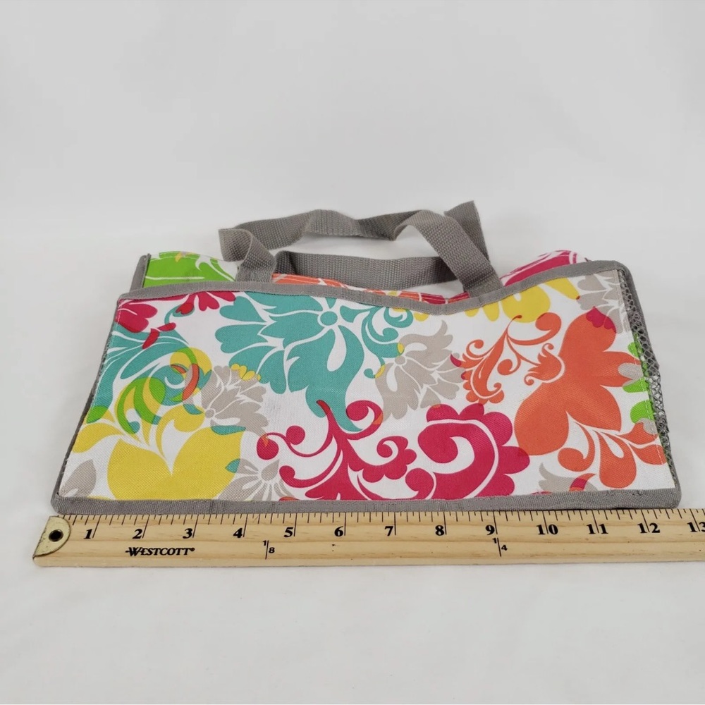 Thirty One Keep-It-Caddy 663A Island Damask #3894 Engraved “JUDY” NIP - Picture 11 of 13